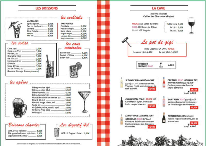 Un buffet généreux et une carte savoureuse à prix tout doux !