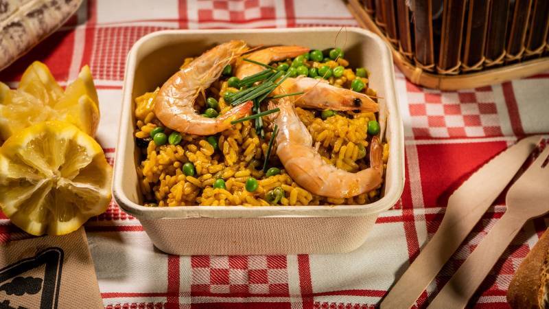 Paella aux fruits de mer